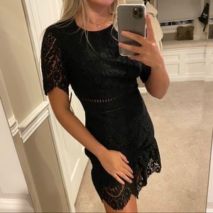 Lulu’s Black Lace Dress